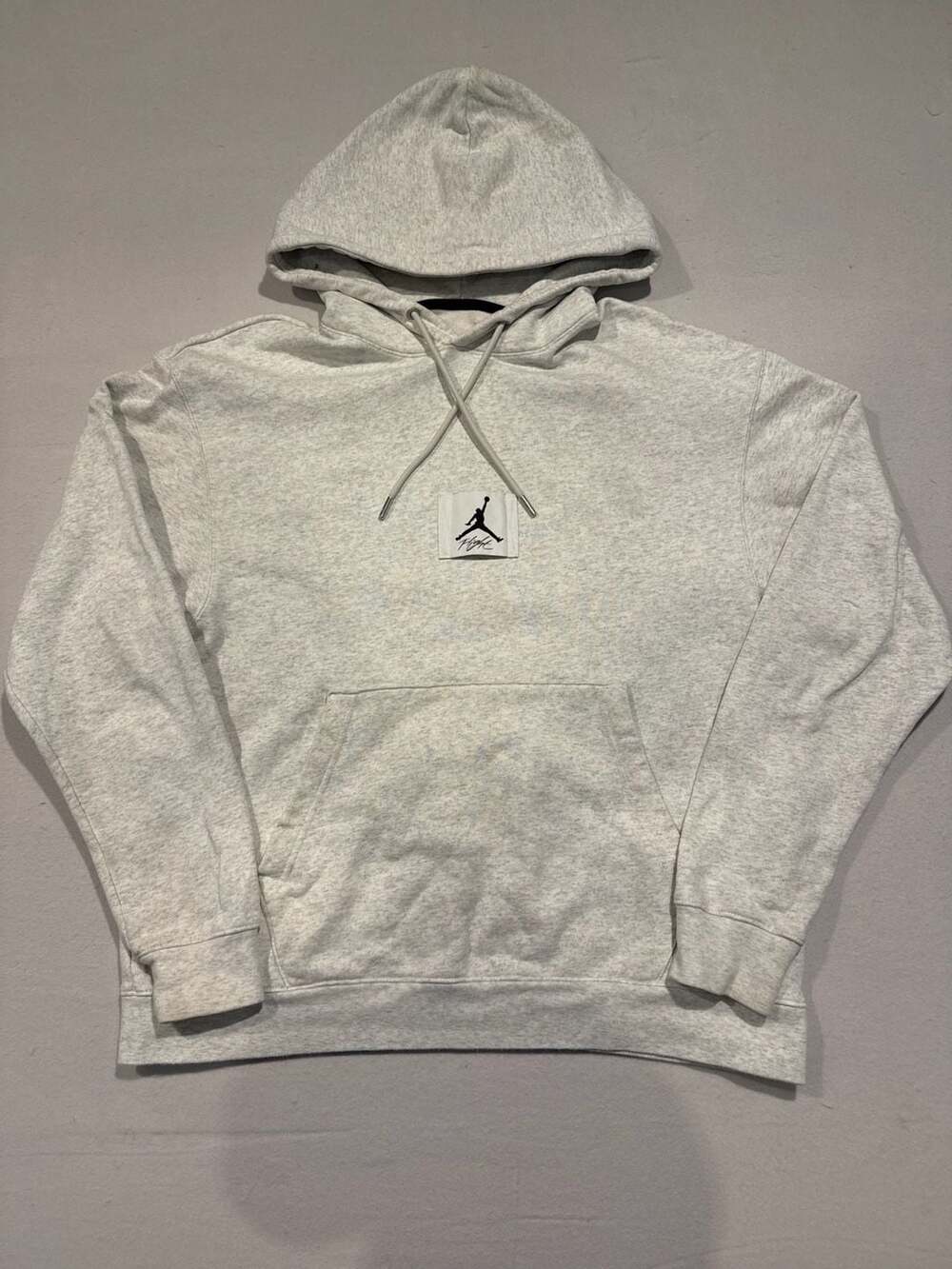 Jordan Flight Fleece Pullover Hoodie Grey